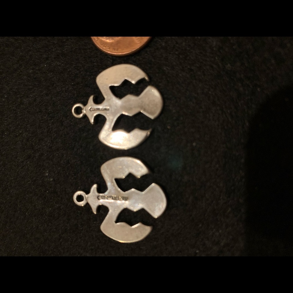STERLING NATIVE AMERICAN EAGLE CHARMS/pendants - Picture 2 of 4